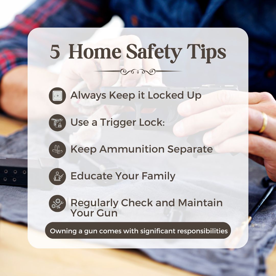 5 Safety Tips for Owning a Gun in Your House